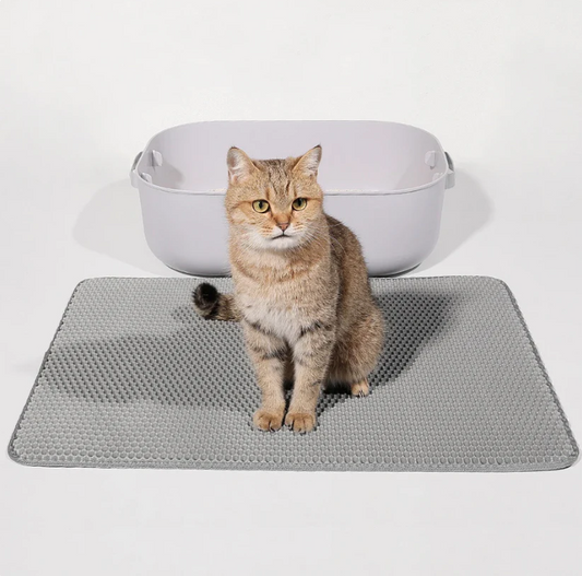 TrapMatโข Double-Layer Cat Litter Mat โ Ends Litter Tracking for Good