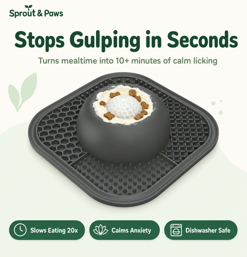 Calm Pup Kit – SlowFeast™ Bowl + ScratchCalm™ Nail File Board
